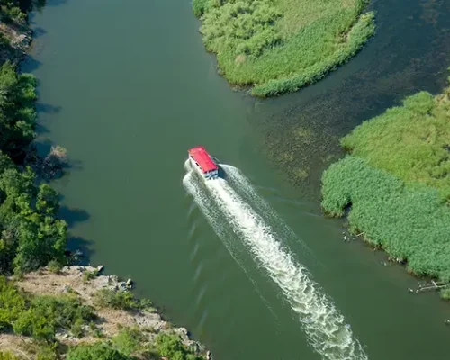 Boat trip on the Ropotamo River to its estuary