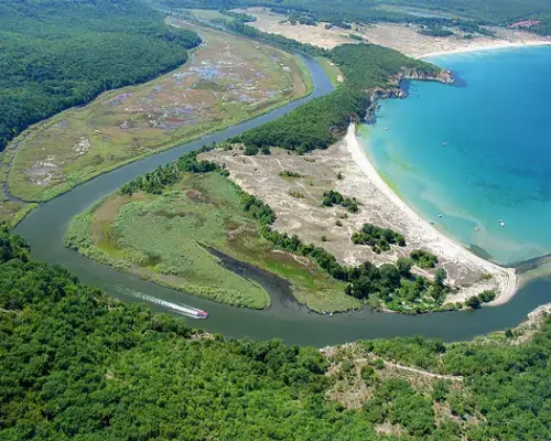 Boat trip on the Ropotamo River to its estuary